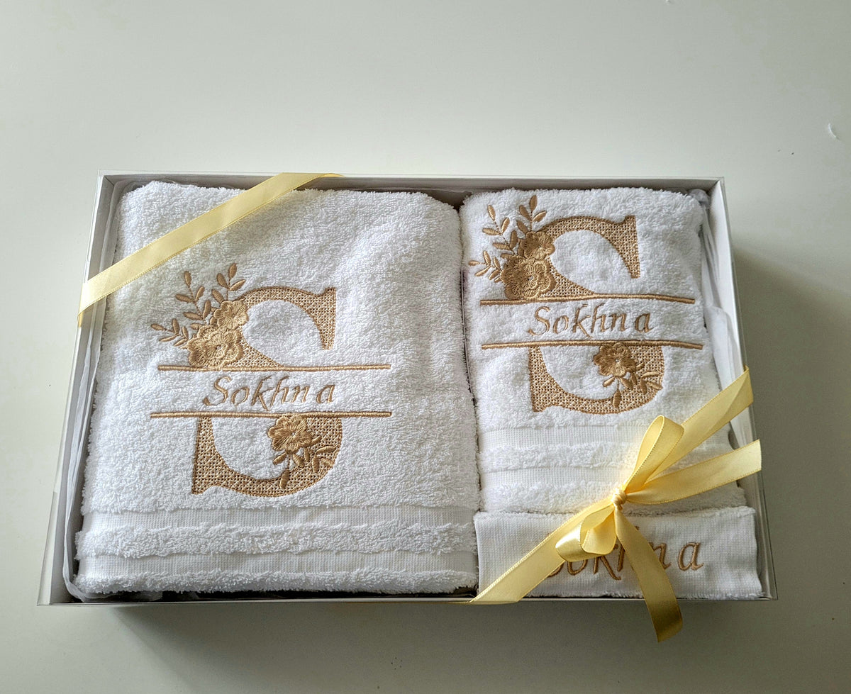Lot de 6 serviettes de bain vintage du bout des doigts et débarbouillettes de Noël Père Noël - France
