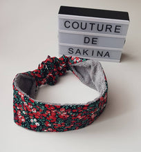 Charger l'image dans la galerie, bandeau soin fleuri rouge